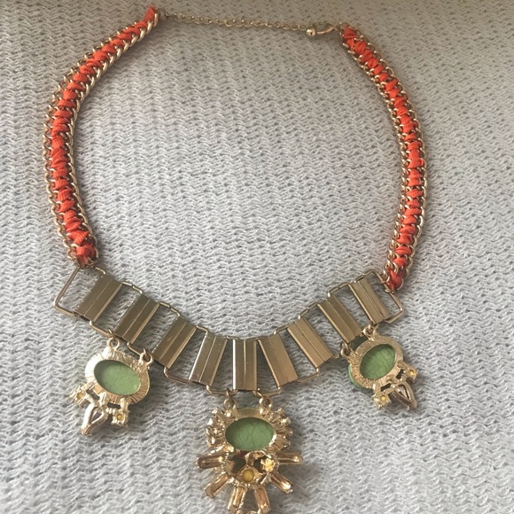 Art Deco Style Costume Necklace - Picture 3 of 3